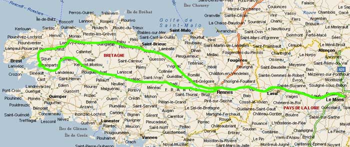 Carte 1 Bretagne 2005