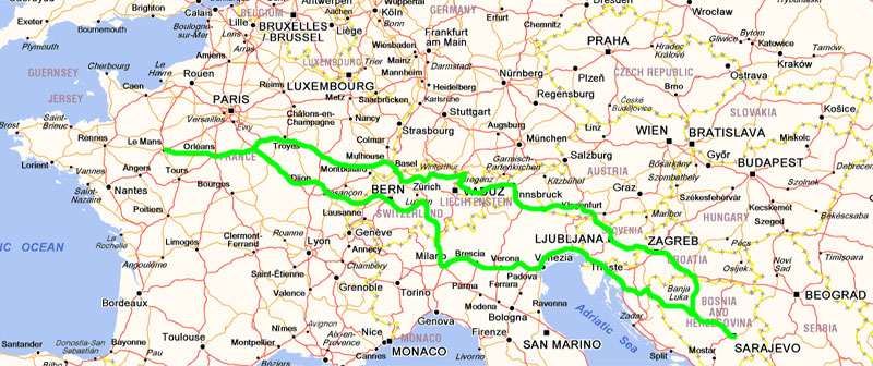 Itin�raire G�n�ral